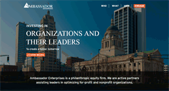 Desktop Screenshot of ambassador-enterprises.com